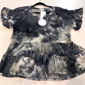 Nwt Umgee tie dye top